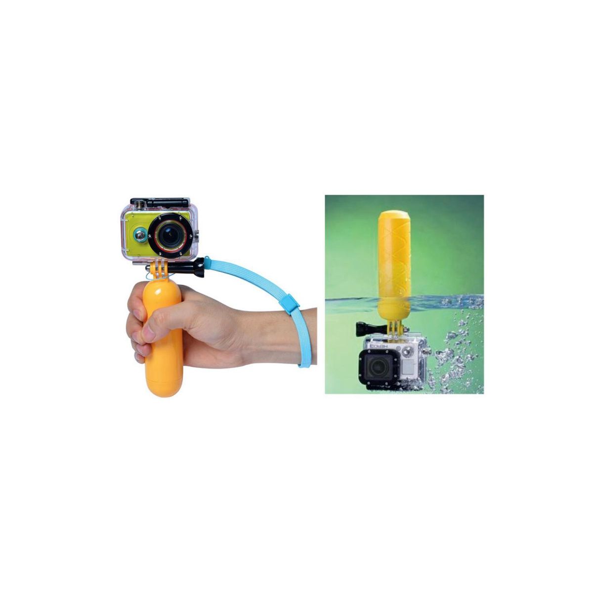 GENERICO - Flotador Go Pro Y Cámaras Deportivas Con Tornillo - SC