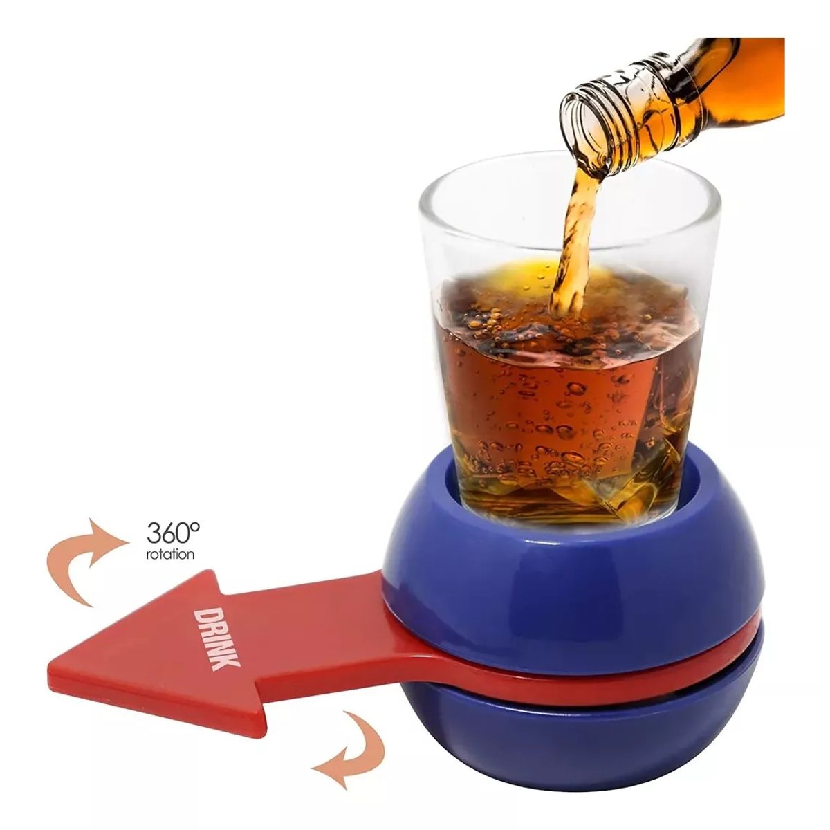 GENERICO - Juego De Ruleta Shot Flecha Giratoria Con Vaso Fiestas