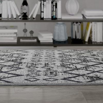 Imagen 2 del producto ALFODIA Alfombra de Pasillo Gris 60 x 550 cm Antideslizante