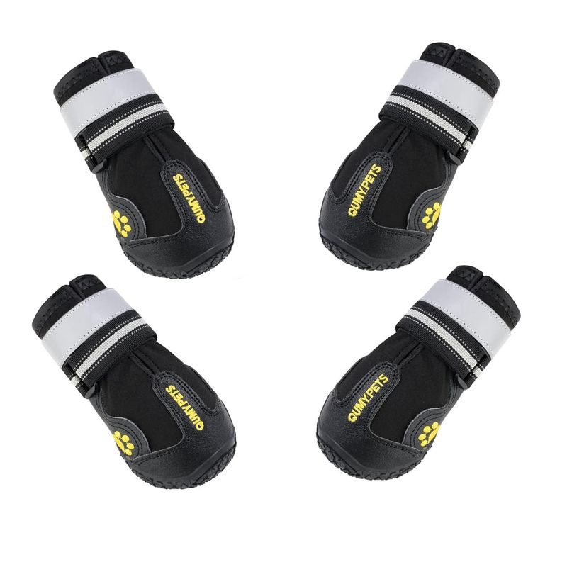 LELOX - Zapatos para perros Negro Talla 4