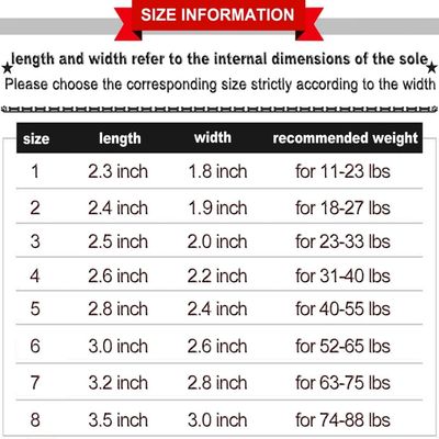 Imagen 2 del producto Zapatos para perros Negro Talla 7