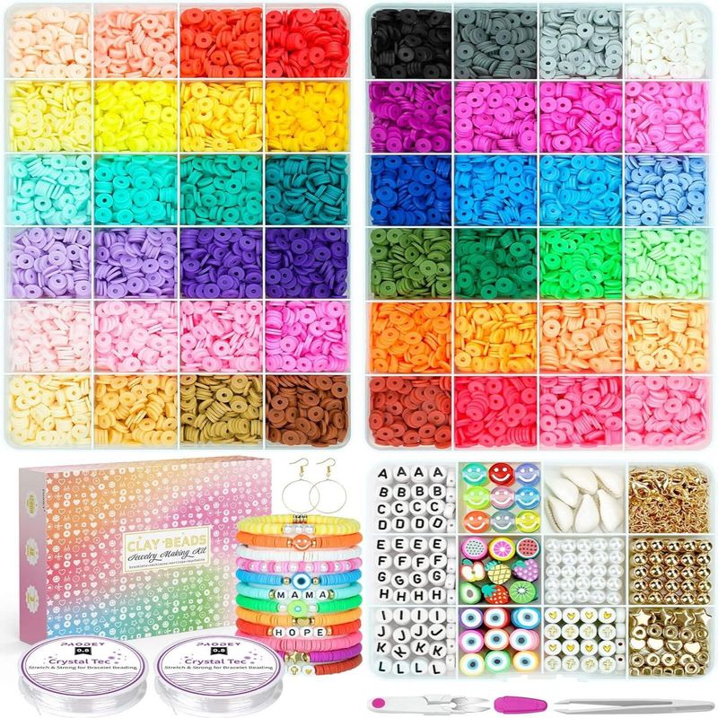 LELOX - Cuentas de arcilla para hacer pulseras