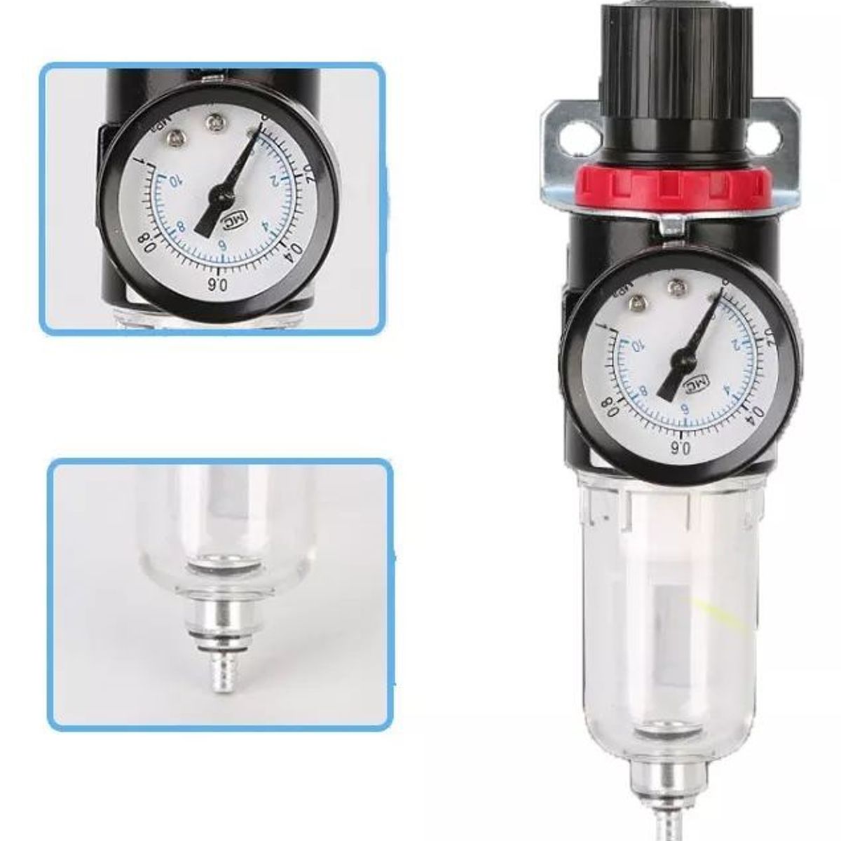 KUANGYE - Filtro Simple Compresor Aire Regulador