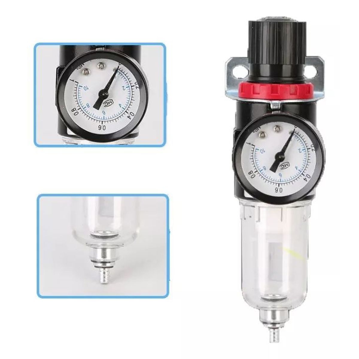 KUANGYE - Filtro Simple Compresor Aire Regulador