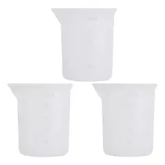 KUANGYE - Vasos Medidores Para Resina Epóxica 100 Ml Pack 3