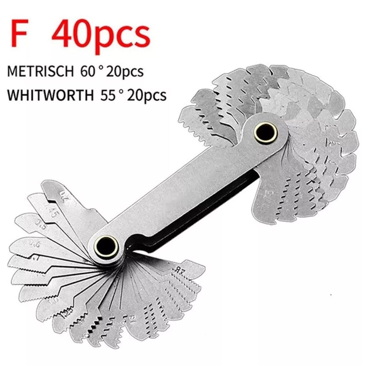 KUANGYE - Cuenta Hilos  Medidor De Rosca De Paso Calibrador