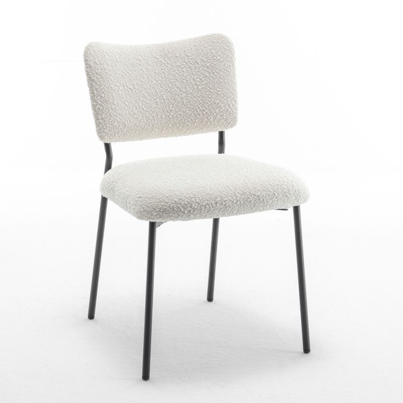 MEUBLE - MARSELLA silla blanco bouclé