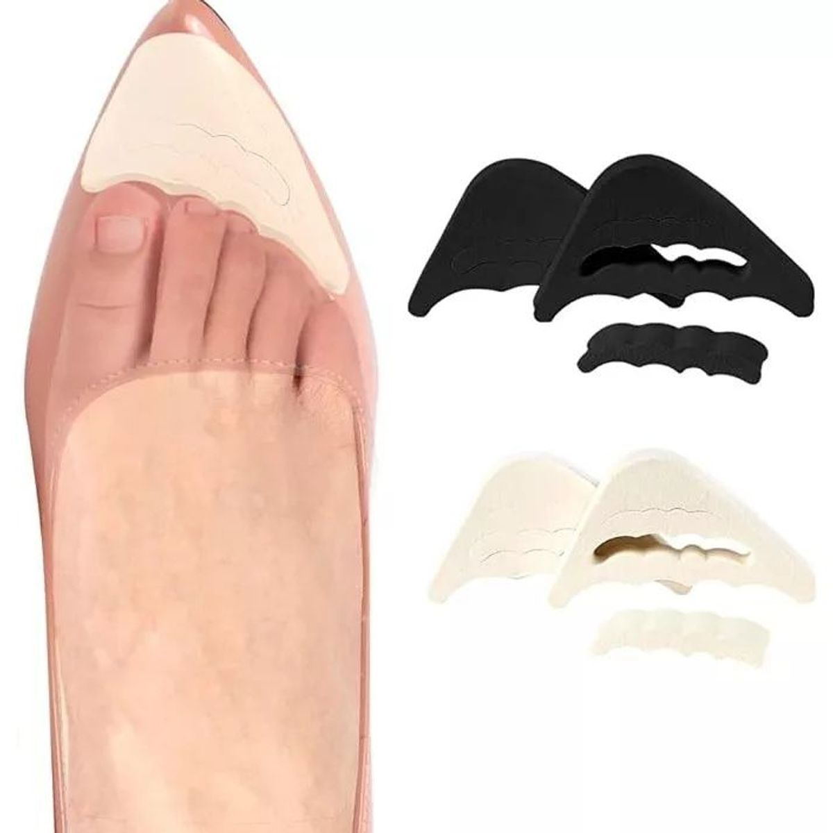KUANGYE - Almohadillas Relleno Zapatos Ajustable 2 Pares