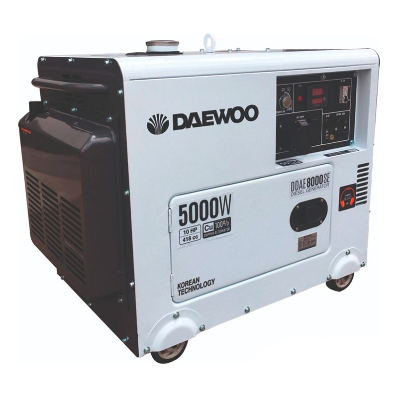 DAEWOO - Generador A Diesel Eléctrico 5kw Daewoo DDAE8000SE 4 Tiempos