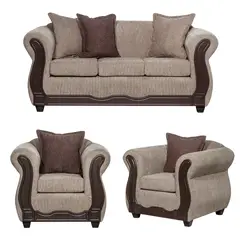 GENERICO - Juego de Living 3 1 1 Barcelona Beige