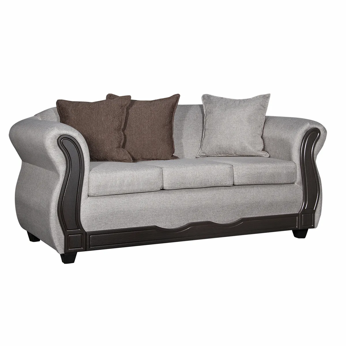 BLACK FACTORY - Sofá 3 Cuerpos Barcelona Beige