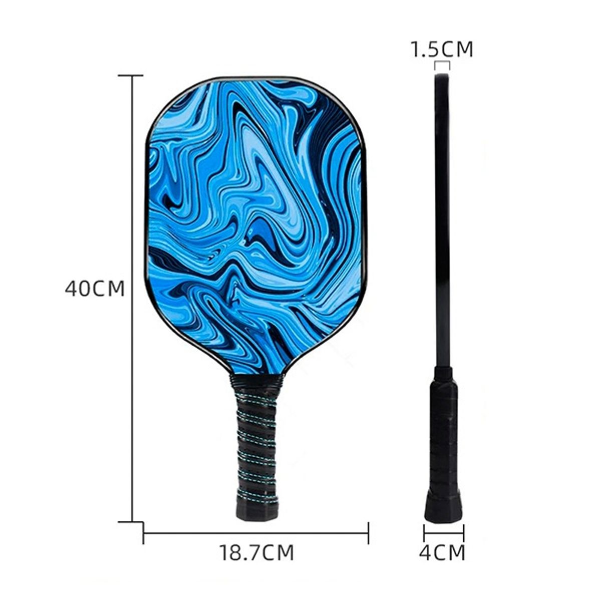 GENERICO - Paleta de Pickleball fibra de vidrio Racket