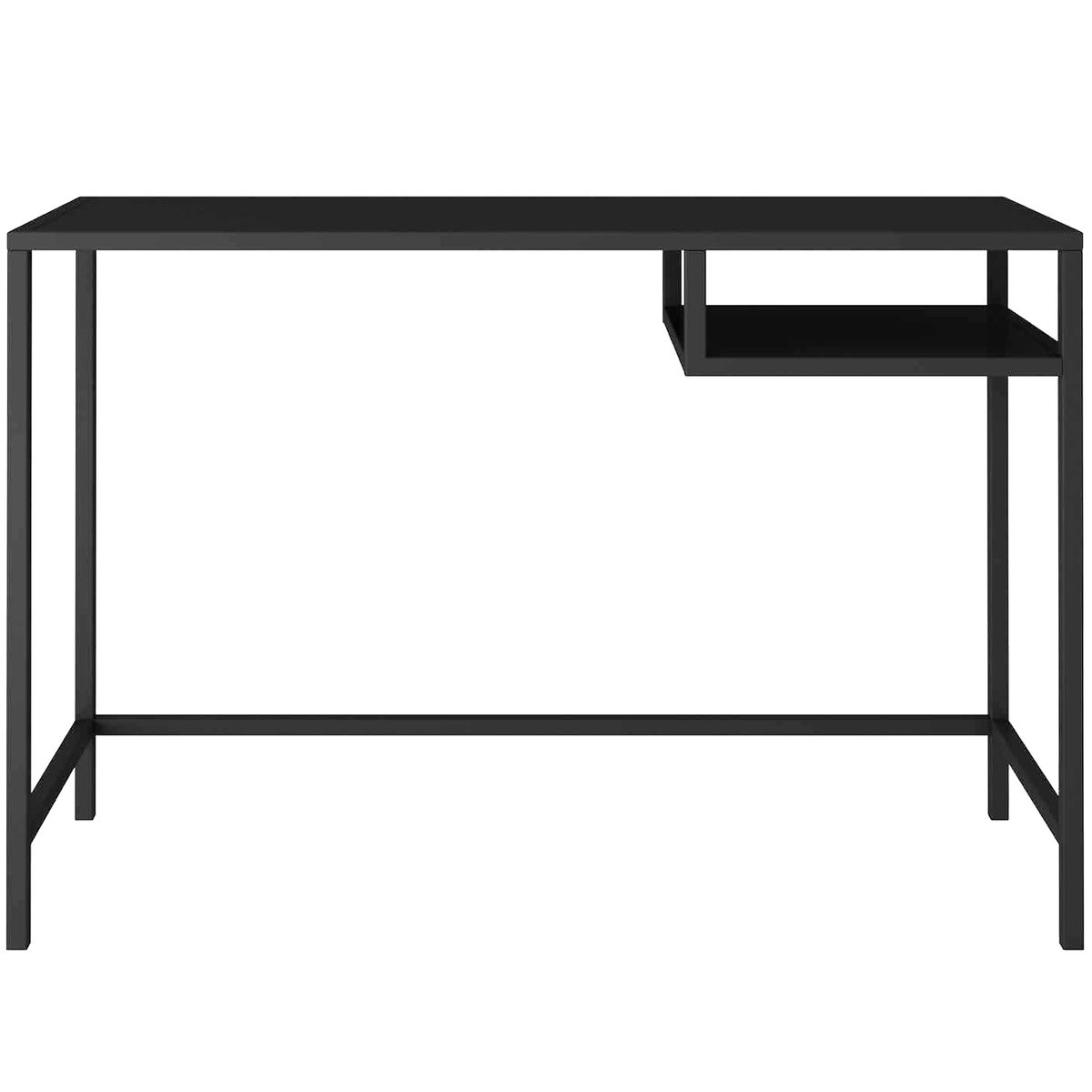 LIVING MARKET - Escritorio Alset Metal Fierro Negro