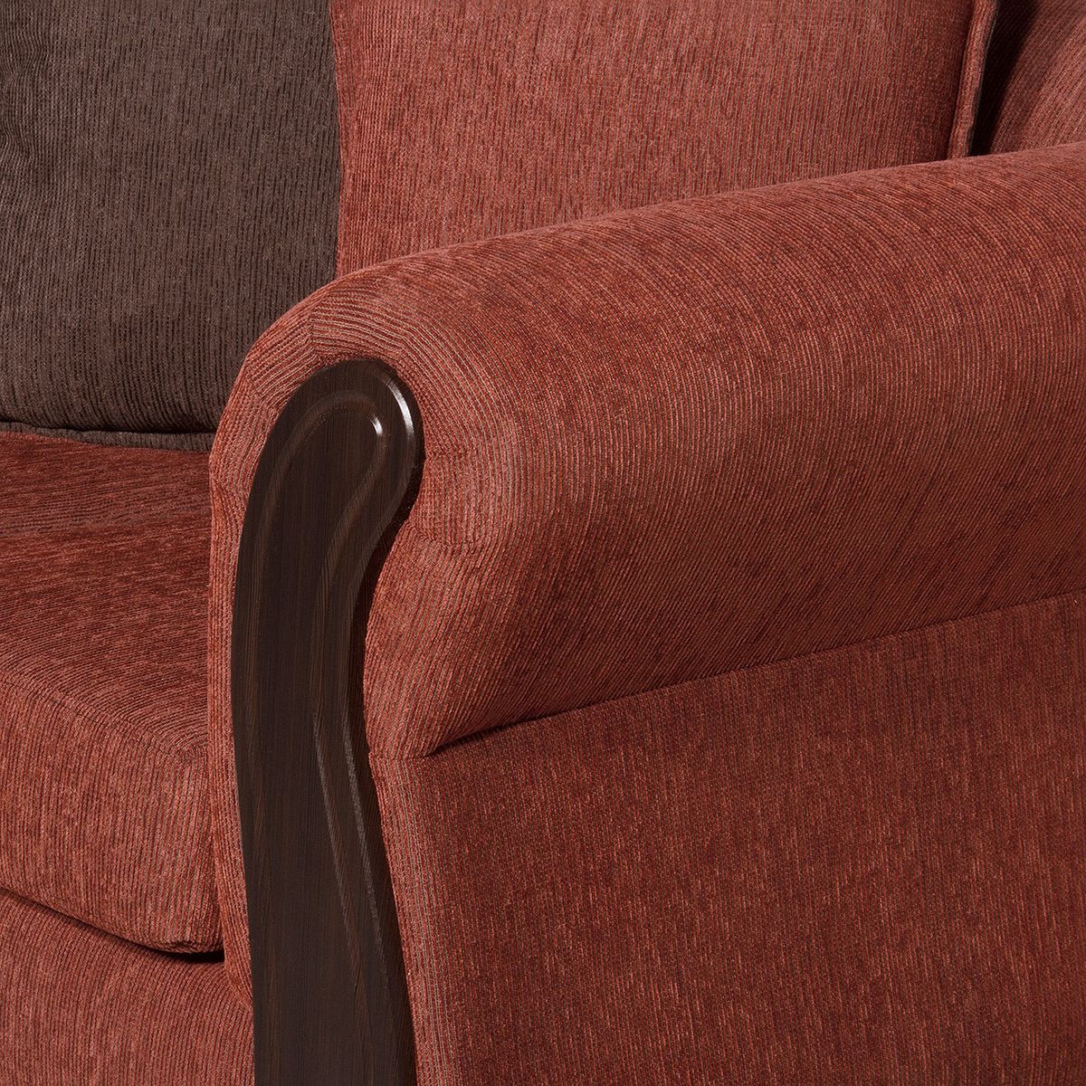 BLACK FACTORY - Sofa 3 Cuerpos Barcelona Terracota