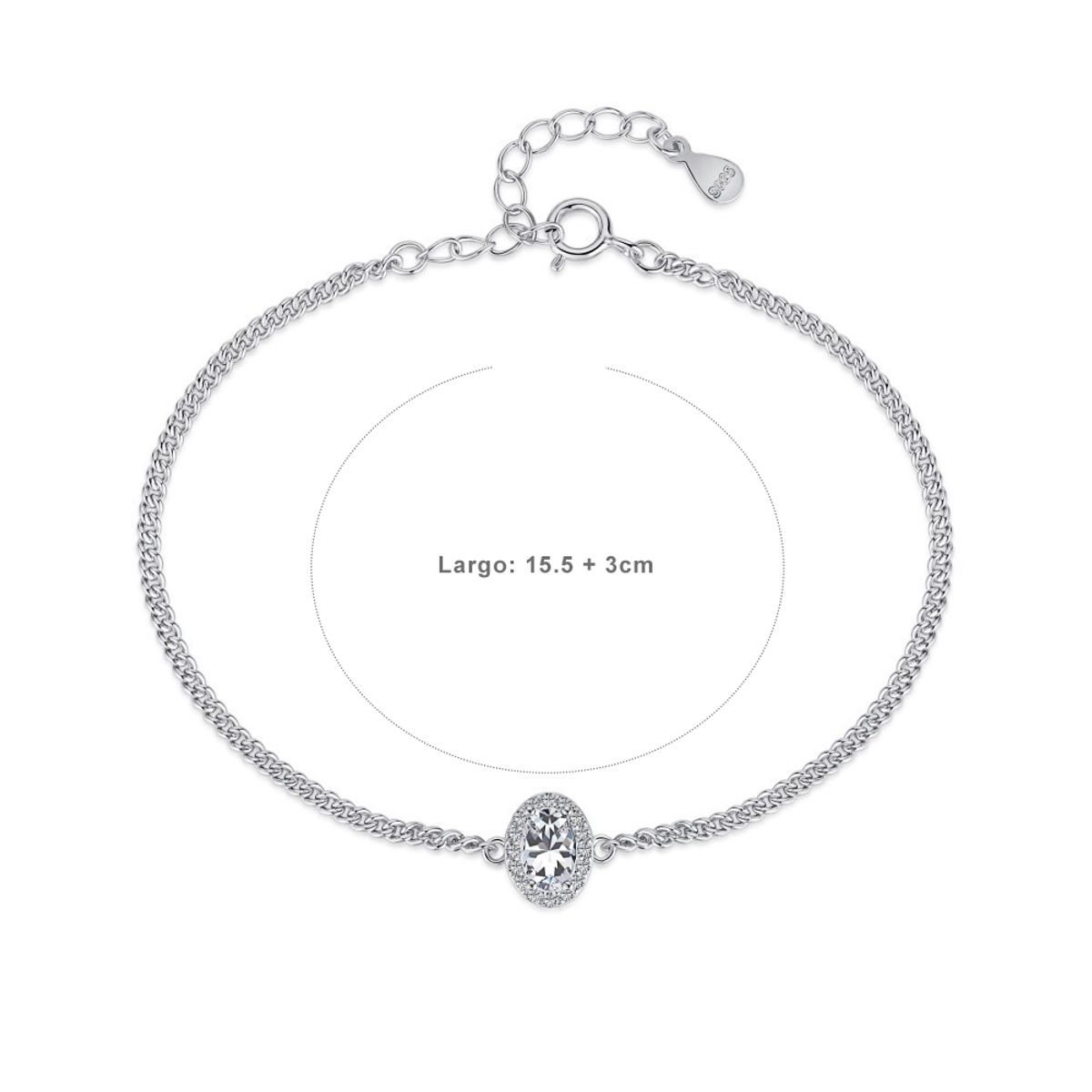 GENERICO - Pulsera Plata 925 - Jacinta Silver