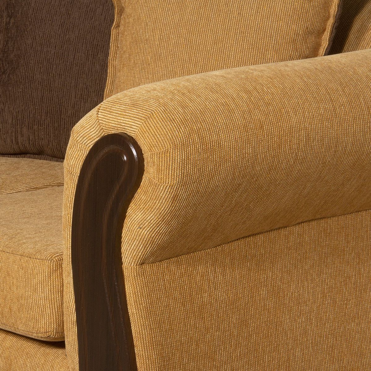 BLACK FACTORY - Sofá 3 Cuerpos Barcelona Oro