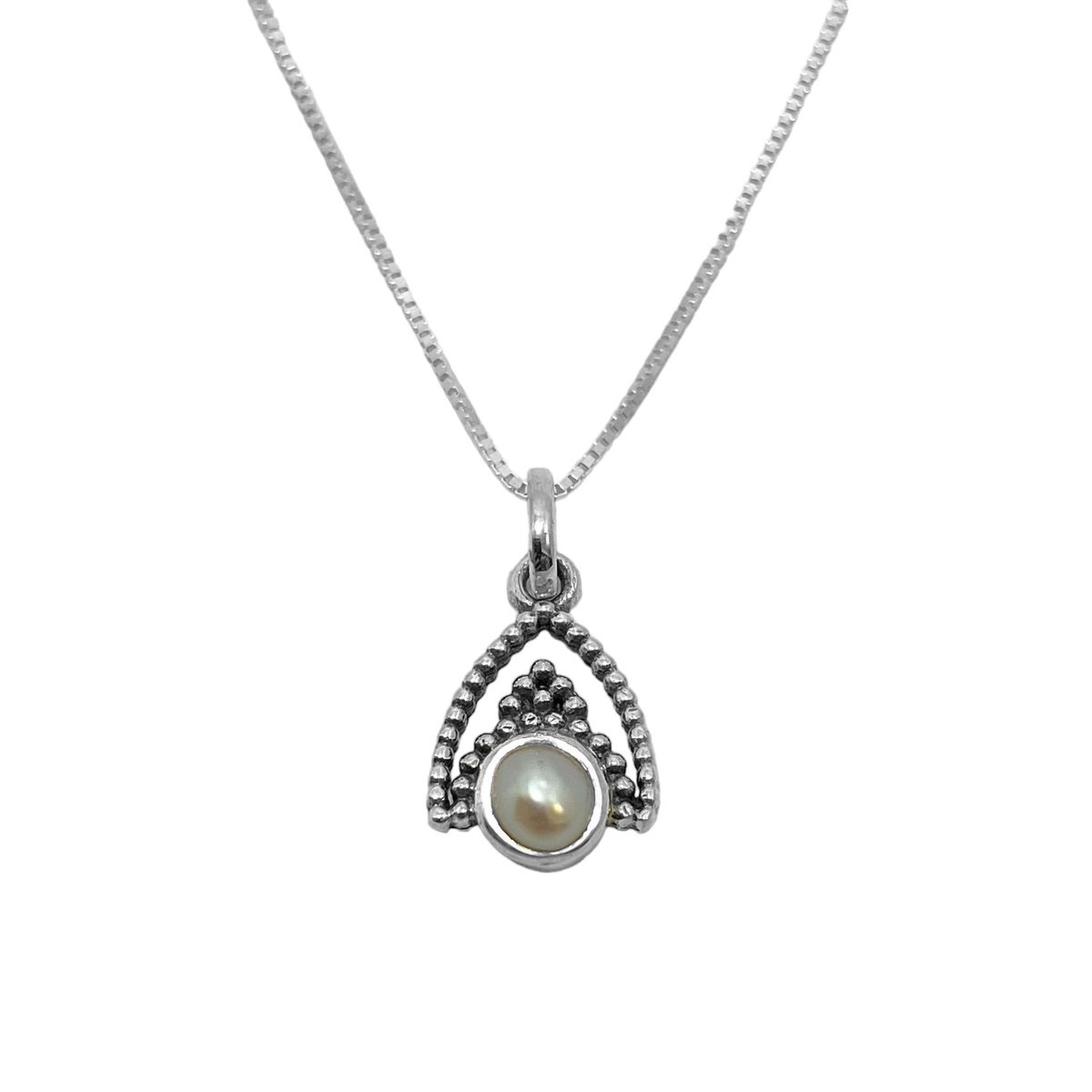 COGGIOLA - Collar Siddhi Piedras Naturales Plata Fina 925