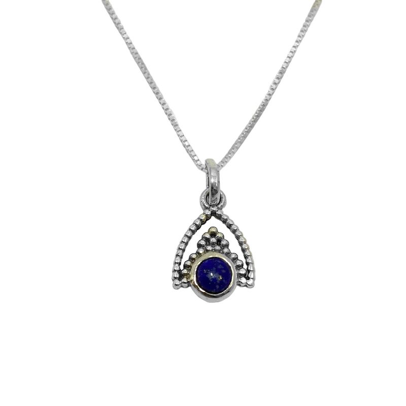 ANDREA COGGIOLA JOYAS - Collar Siddhi Piedras Naturales Plata Fina 925