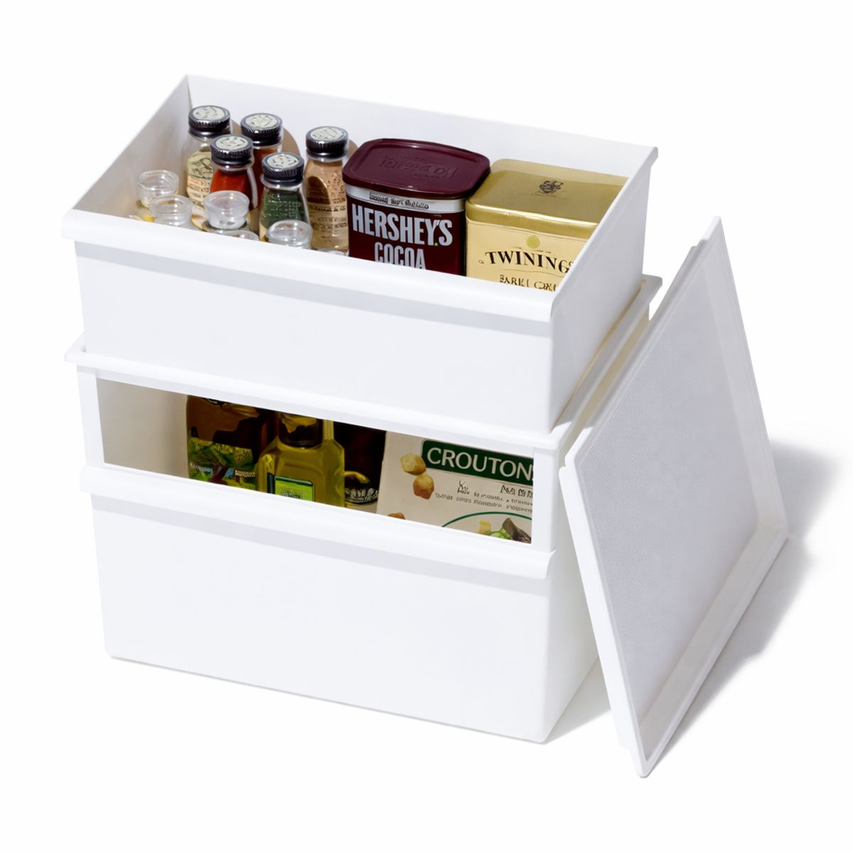 LIKE-IT - Tapa Like-It para Cajas Serie JTR  Organización Modular Apilable Fabricada en Japon