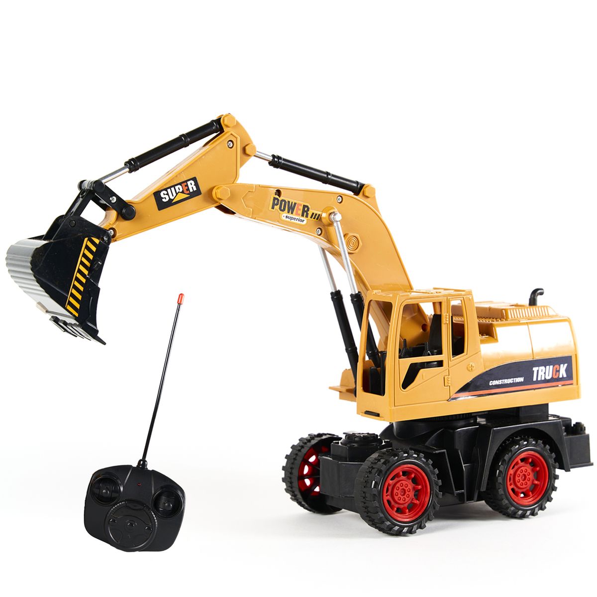 MUNDO ONLINE - Retroexcavadora a Control Remoto Amarillo