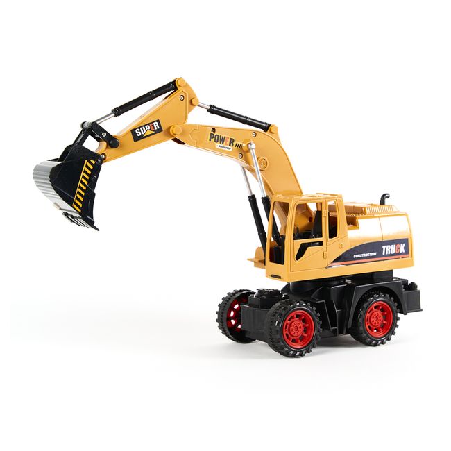 MUNDO ONLINE - Retroexcavadora a Control Remoto Amarillo