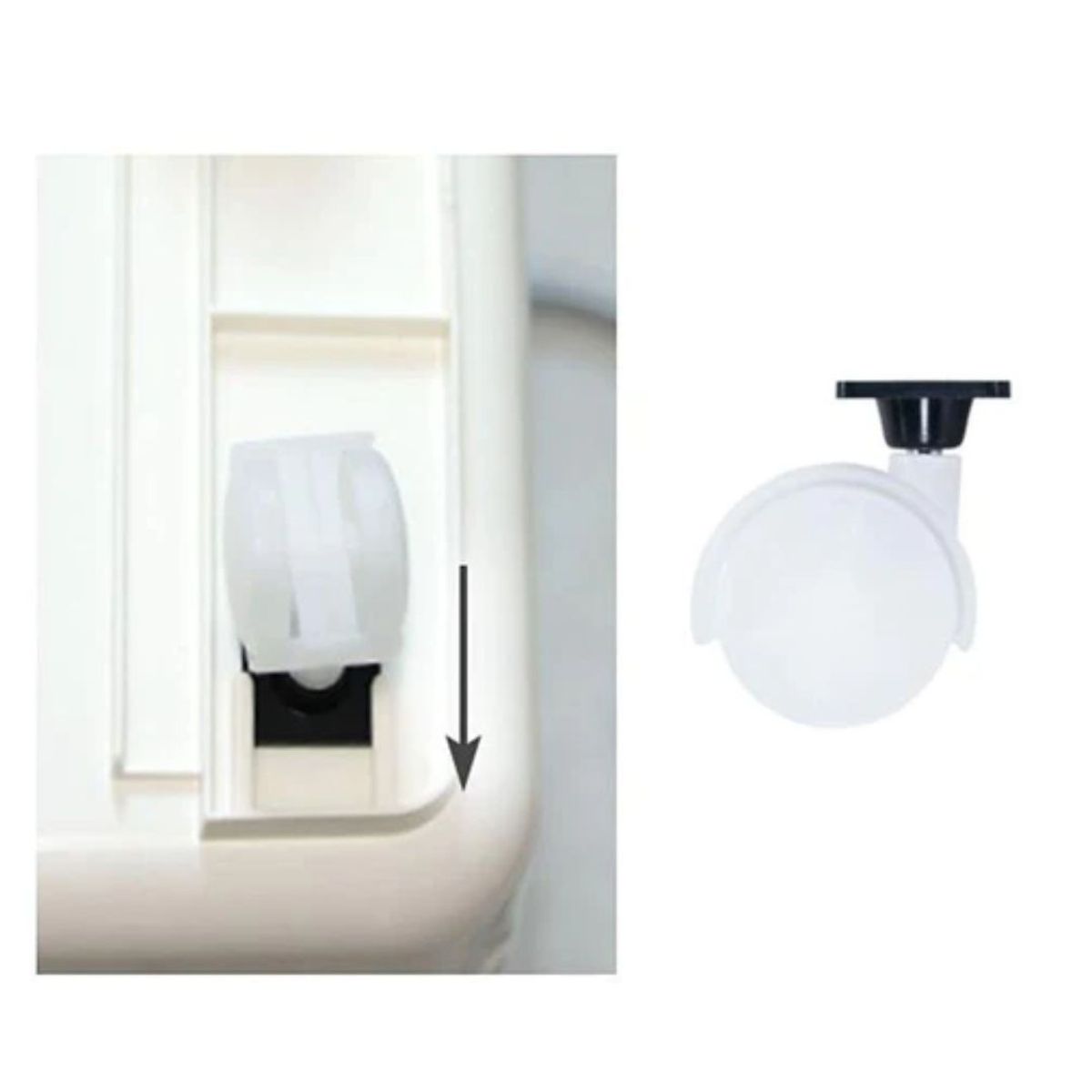 LIKE-IT - Set 4 Ruedas para Canastos de Almacenamiento SCB Like it®