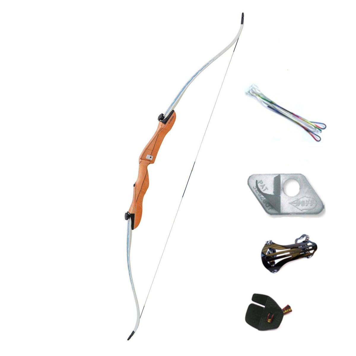 GENERICO - Kit tiro con arco Black Sheep Apollo 66″ con accesorios