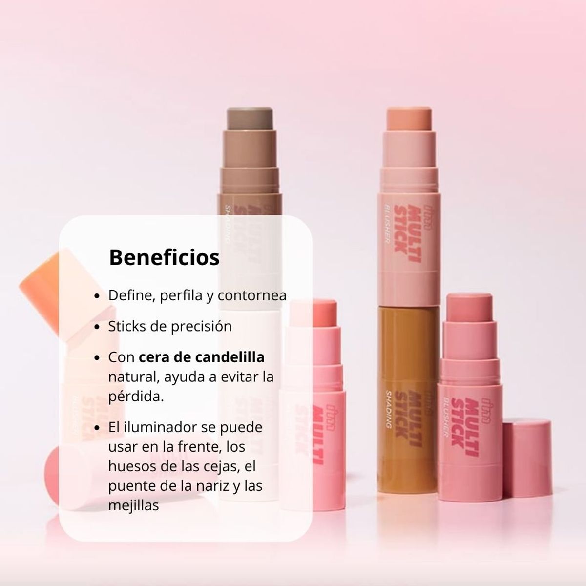 I'M MEME - Barra de Rubor Multiuso Coral 002 – Cosmética Coreana