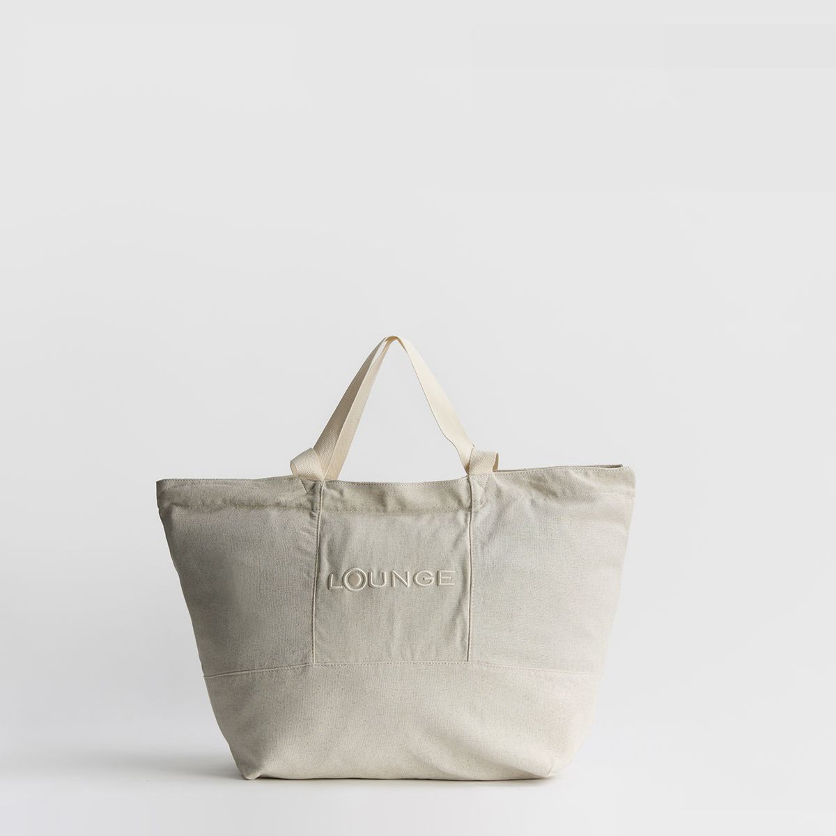 LOUNGE - Bolso Playero Paradiso Maxi Beige