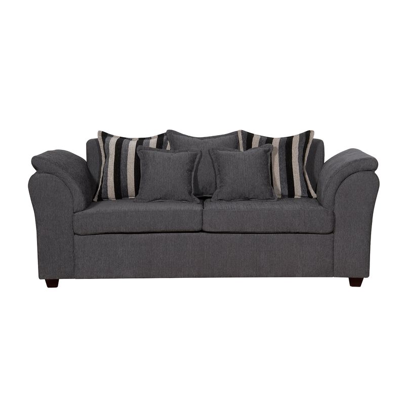 GENERICO - Sofa 3 Cuerpos Juventus Gris