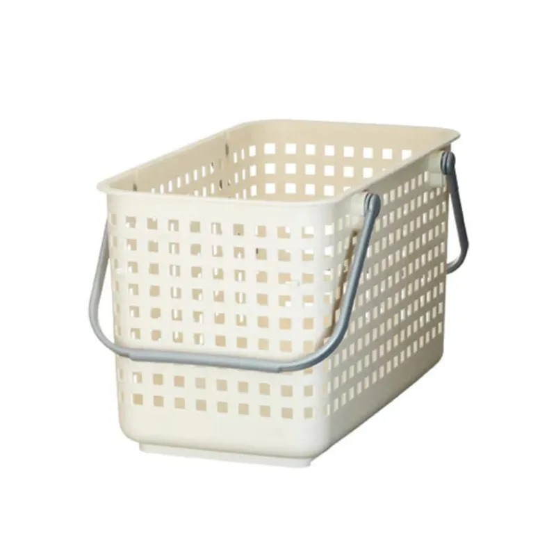 LIKE-IT - Canasto para Lavandería con Asas Apilable Mediano Blanco SCB-11 Like it®
