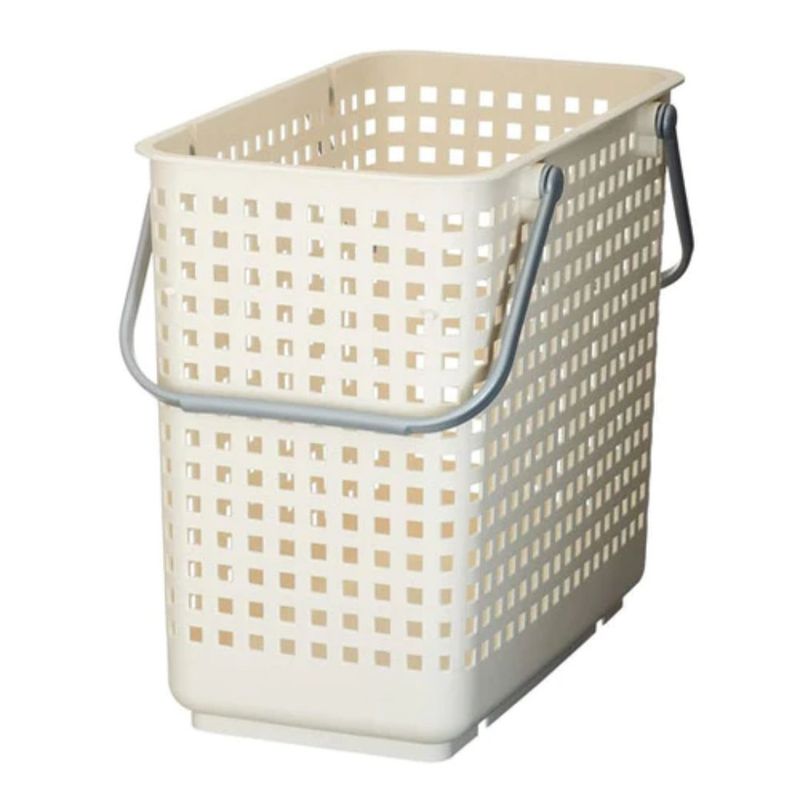 LIKE-IT - Canasto para Lavandería con Asas Apilable Grande Blanco SCB-12 Like it®