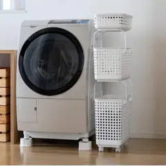 LIKE-IT - Canasto de Lavandería 30 Lts. - Permite Uso de Ruedas Opcionales. Fabricado en Japón.