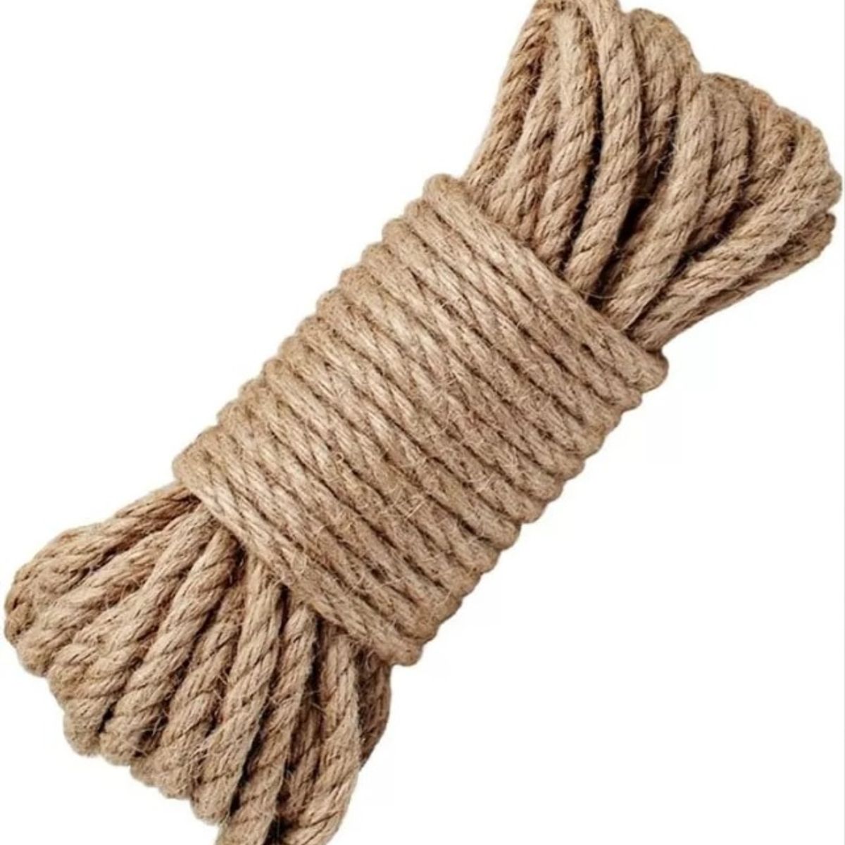 ESHOPANGIE - Cuerda Cañamo Yute 10 Mts 8 Mm Soga Decoración Artesanías