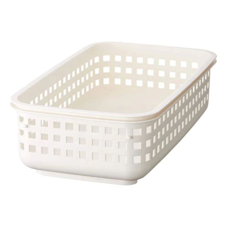 LIKE-IT - Canasto para Lavandería Apilable Pequeño Blanco SCB-14 Like it®