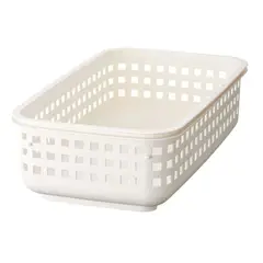 LIKE-IT - Canasto para Lavandería Apilable Pequeño Blanco SCB-14 Like it®