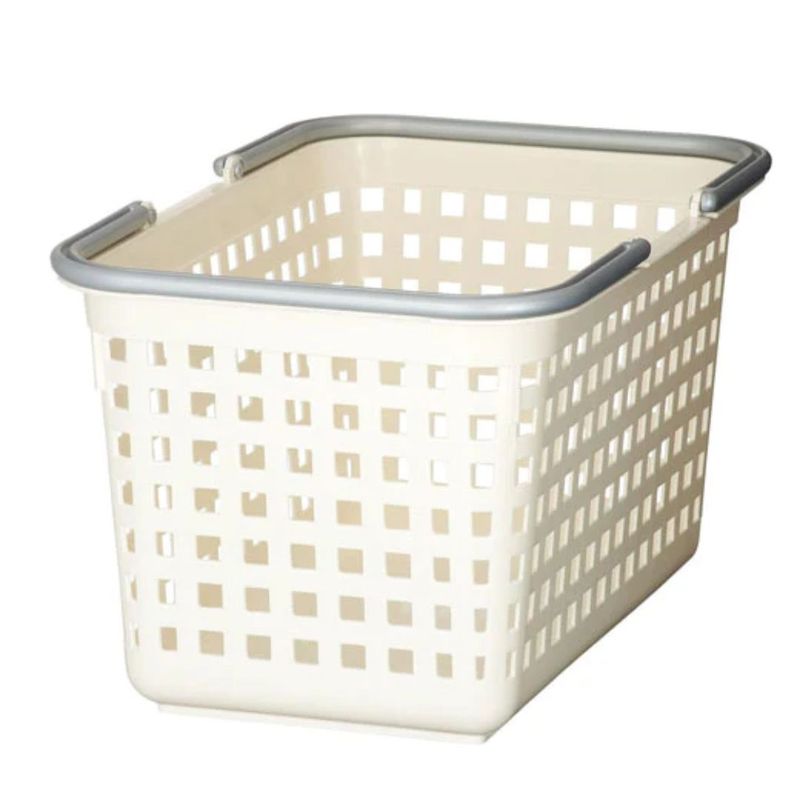 LIKE-IT - Canasto para Lavandería Pequeño con Asas Blanco SCB-3 Like it®