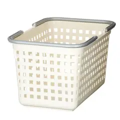 LIKE-IT - Canasto para Lavandería Pequeño con Asas Blanco SCB-3 Like it®