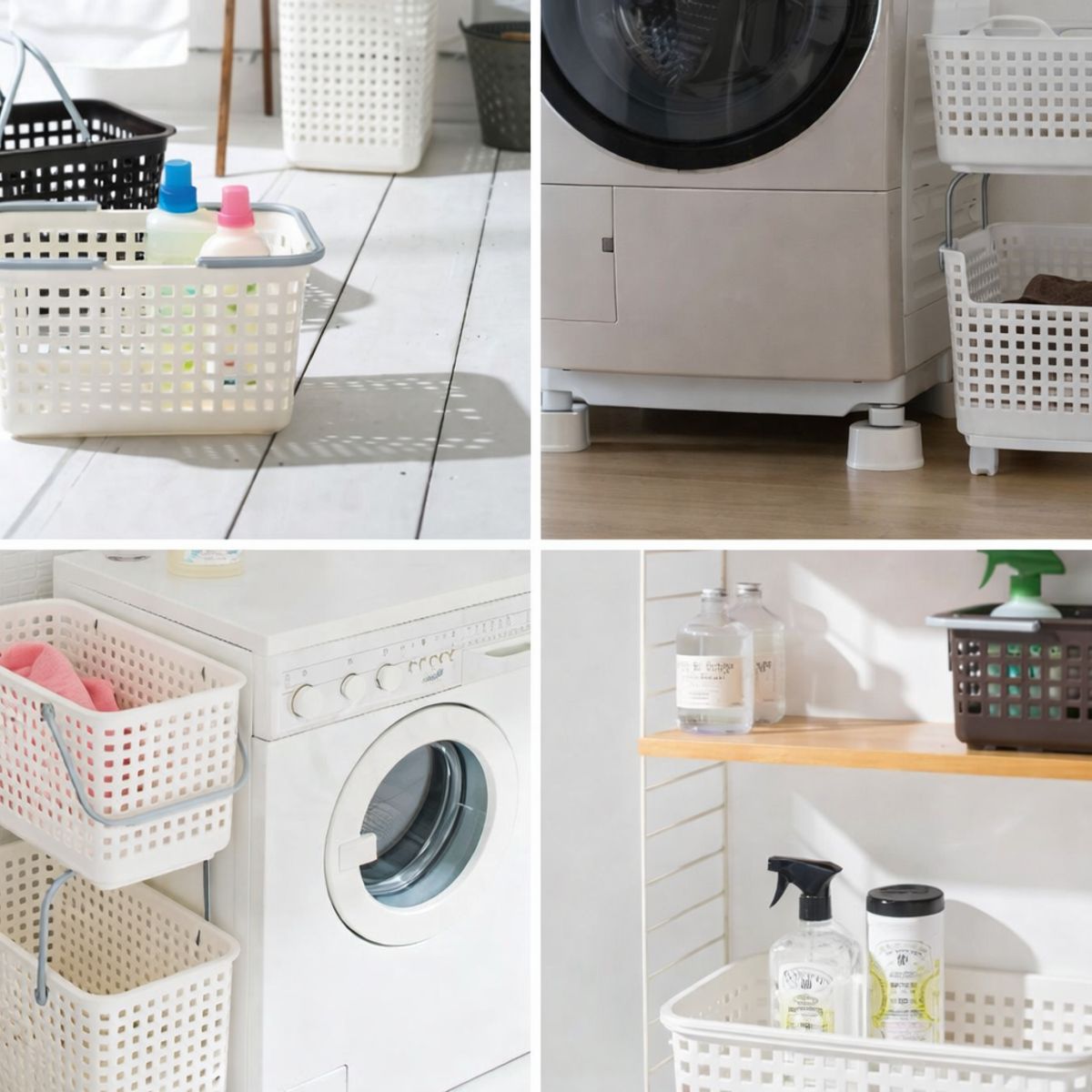 LIKE-IT - Canasto de Lavandería Like-It  13 Lts.  - Organizador Multiuso con Asa Integrada. Fabricado en Japón.