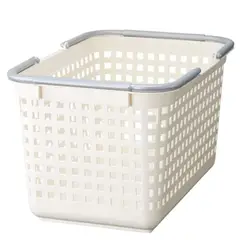 LIKE-IT - Canasto para Lavandería Mediano con Asas Blanco SCB-4 Like it®