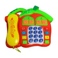 Teléfono De Aprendizaje Musical Didáctico Juguete Luces