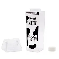 WAKESHOME - Envase 1lt Para Leche Ó Jugo Vaso Botella Con Tapa Termo