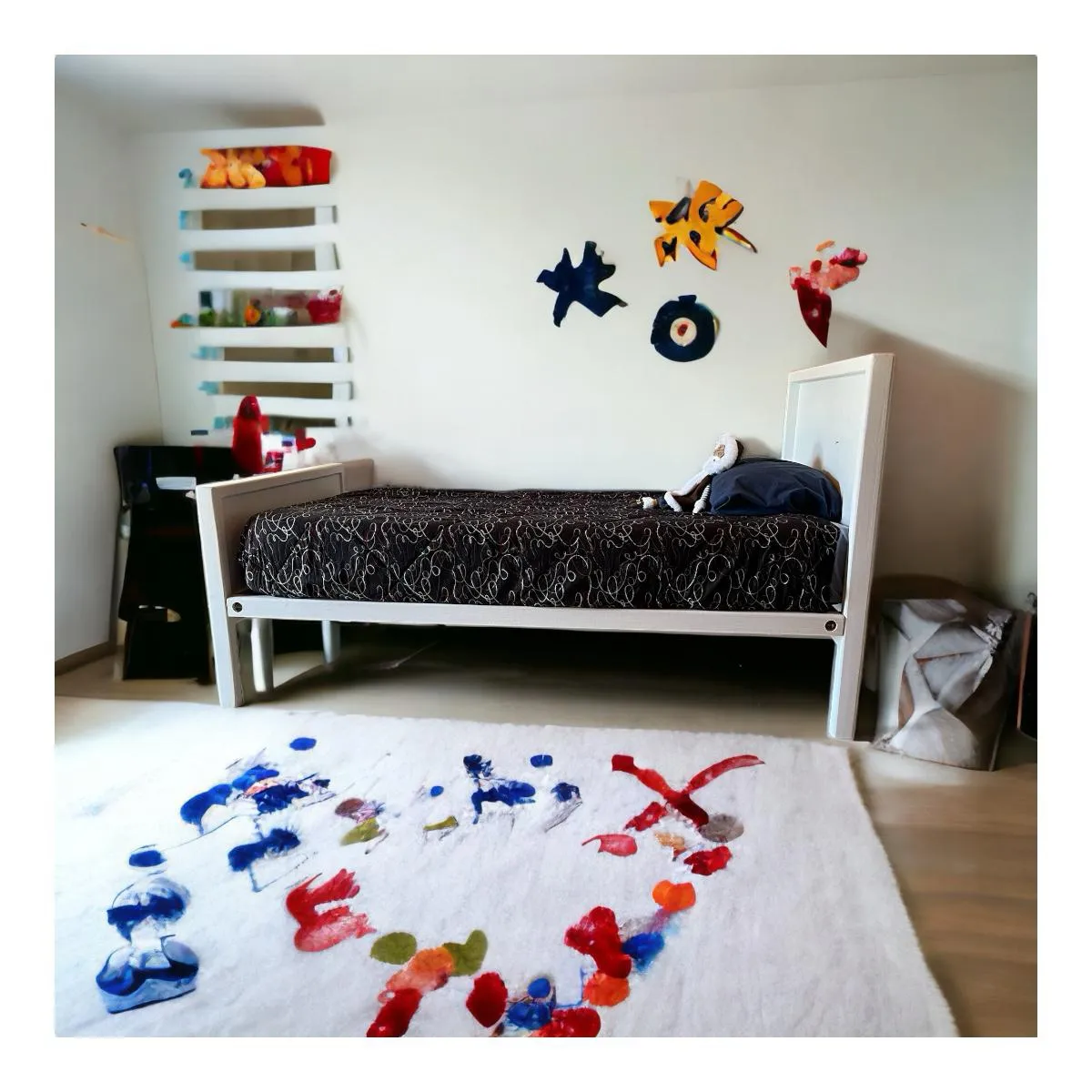 GENERICO - Cama Madera 1,5 plaza