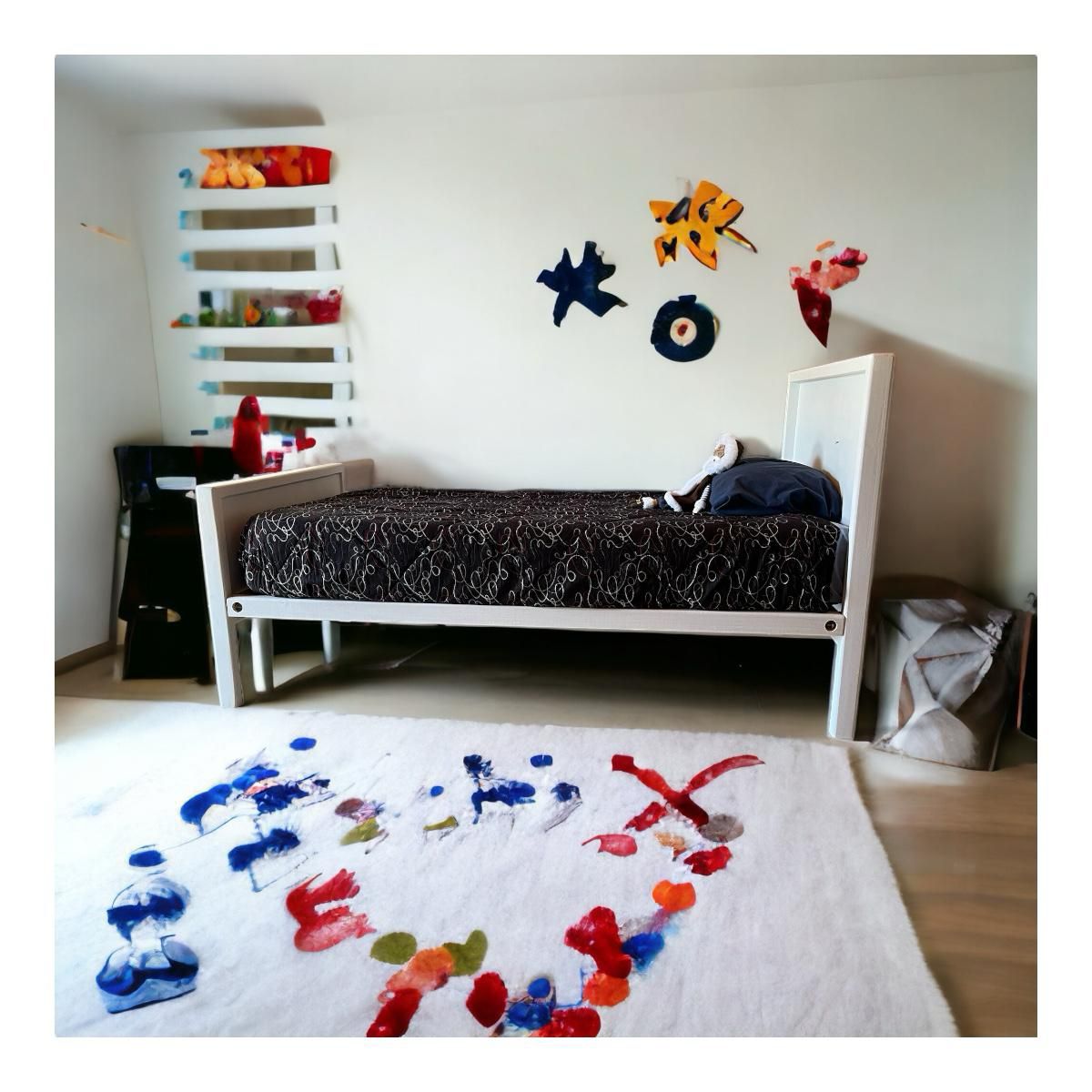 GENERICO - Cama Madera 1,5 plaza