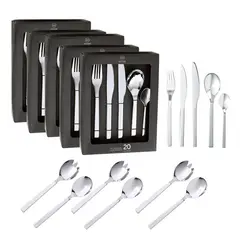 ARTHOME - Set Cuchilleria 106 Piezas Acero Inoxidable CUC10