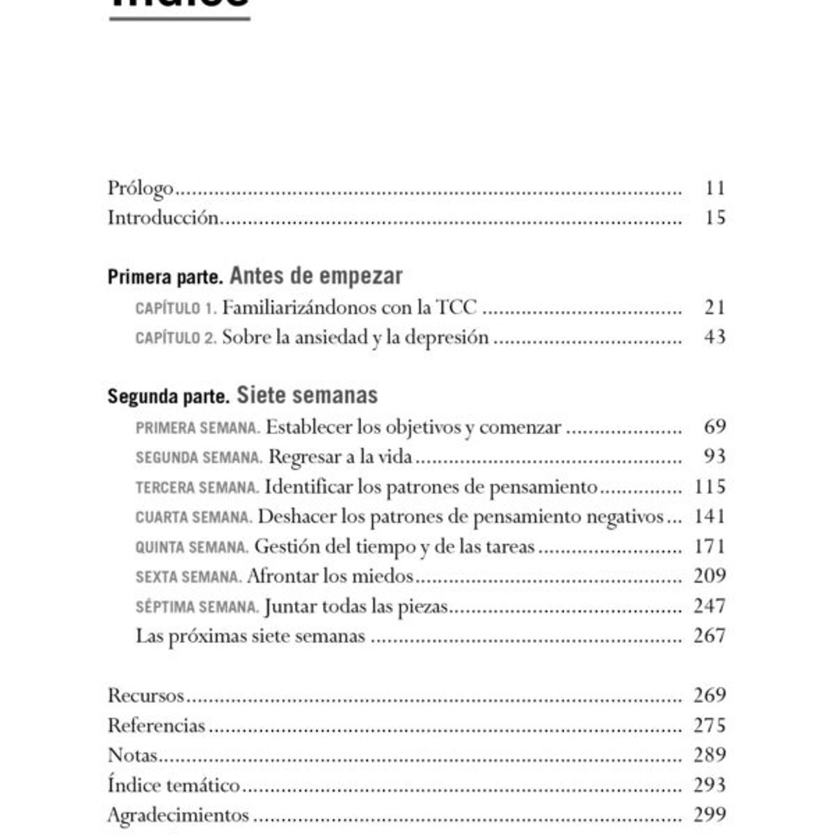 SIRIO EDITORIAL - Terapia Cognitivo Conductual En 7 Semanas