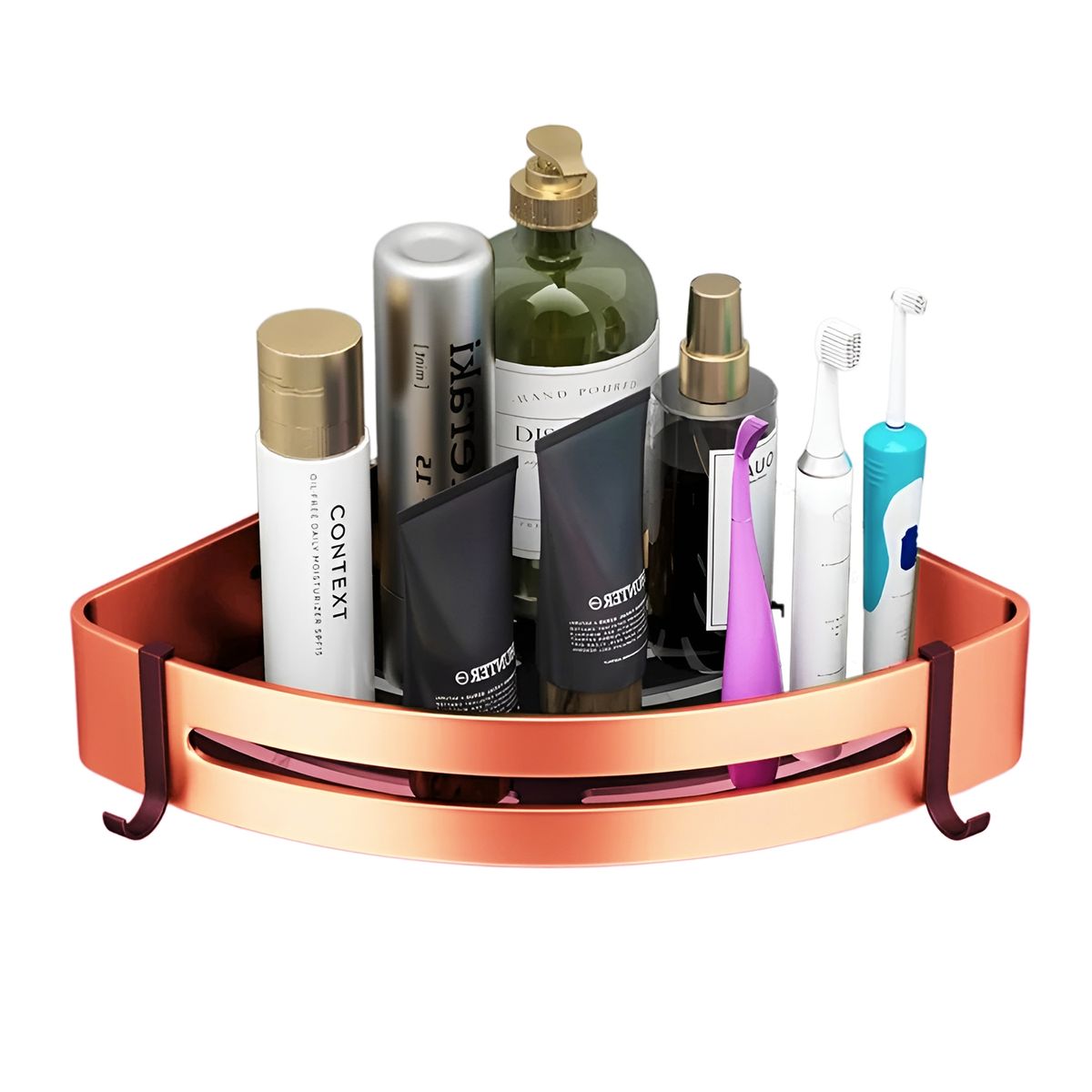 GENERICO - Esquinero Baño Acero Mate Smarthome Bronce Negro