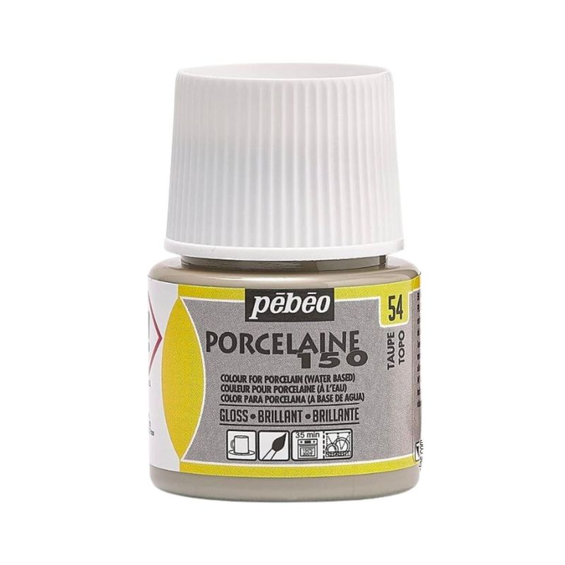 PEBEO - 54 Gris Topo Pebeo Porcelaine 150 de 45 ml PEBEO