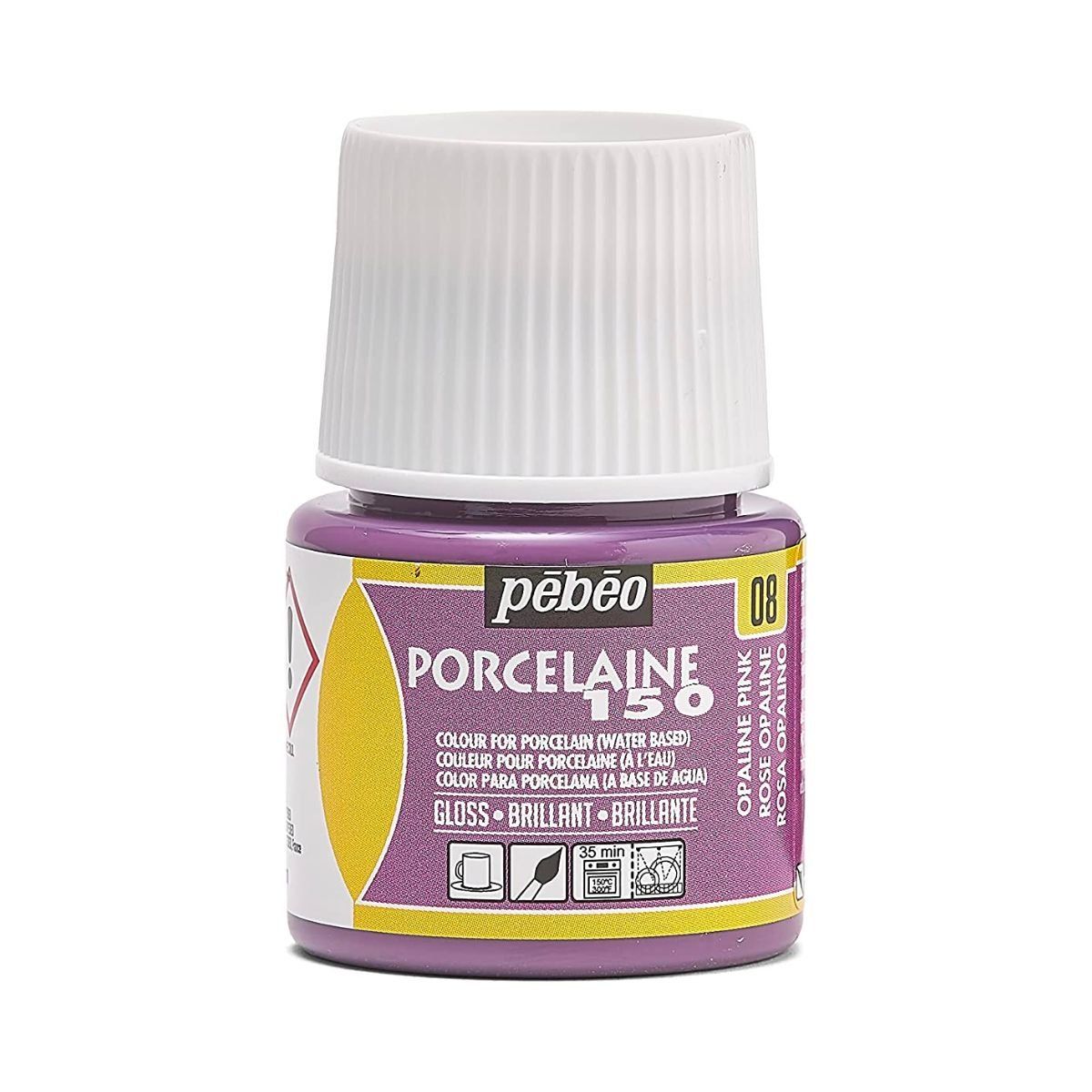 PEBEO - 08 Rosa Opalino Pebeo Porcelaine 150 de 45 ml PEBEO