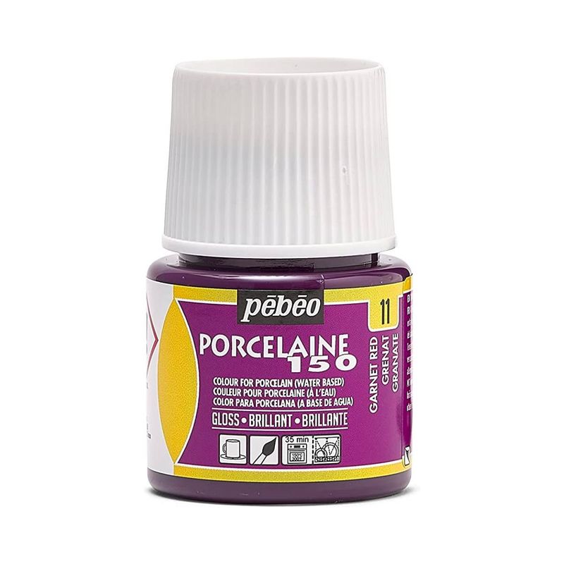 PEBEO - 11 Granate Pebeo Porcelaine 150 de 45 ml PEBEO